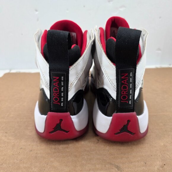 Nike Air Jordan Jumpman Two Trey, Men's Shoes White, Gym Red, Black, Size 10 - Picture 3 of 15